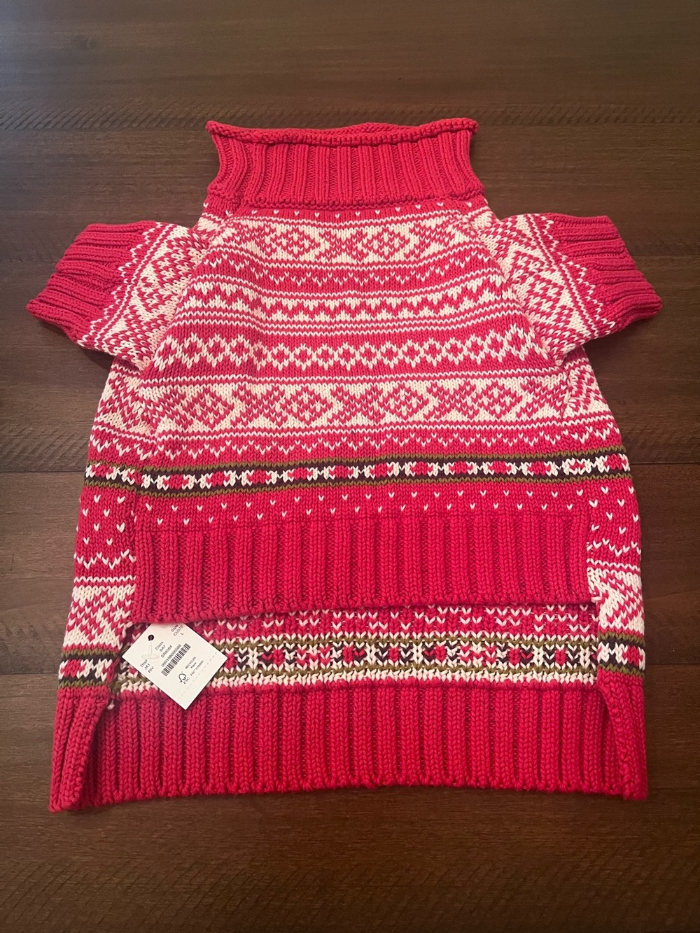 J Crew NEW Dog Sweater Large 100% cotton